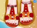 Holiday pedicure upang i-play sa online