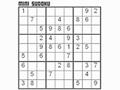 Mini Sudoku upang i-play sa online